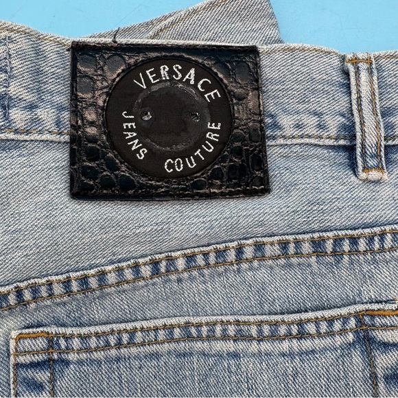 Versace Jeans Couture Men's Denim Pants Size 30” Light Wash, Medusa Head - Picture 15 of 15